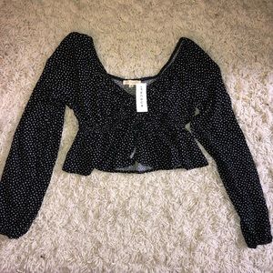 PacSun LA Hearts flowy long sleeve top